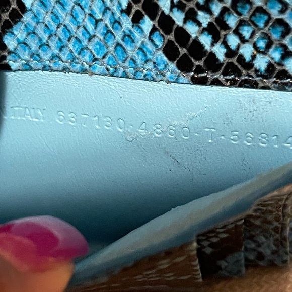 Balenciaga Snakeskin Wallet - Picture 3 of 4